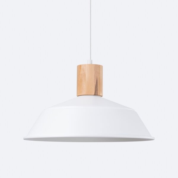 Lustră pe cablu Sollux SL.1321 FANO 1xE27/15W/230V alb