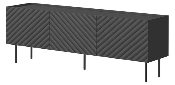 Comodă TV SillenNegru, 17x6x4cm