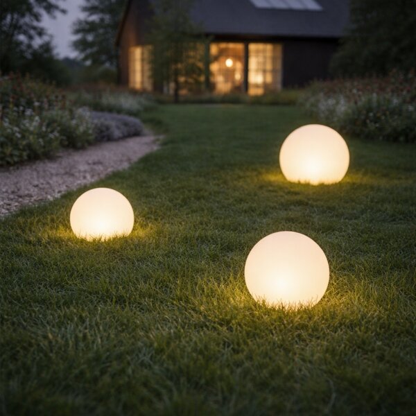 Lampă de exterior GLOBO Zuma Line Mc30E 1xE27/15W/230V, diametru 30 cm, IP44