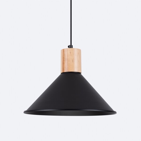 Lustră pe cablu Sollux SL.1320 JAGA 1xE27/15W/230V negru