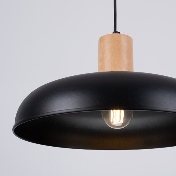 Lustră pe cablu Sollux SL.1324 INDY 1xE27/15W/230V negru