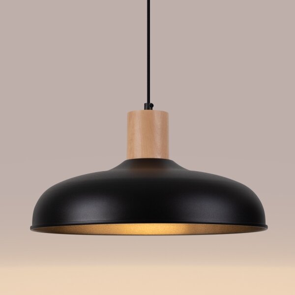 Lustră pe cablu Sollux SL.1324 INDY 1xE27/15W/230V negru