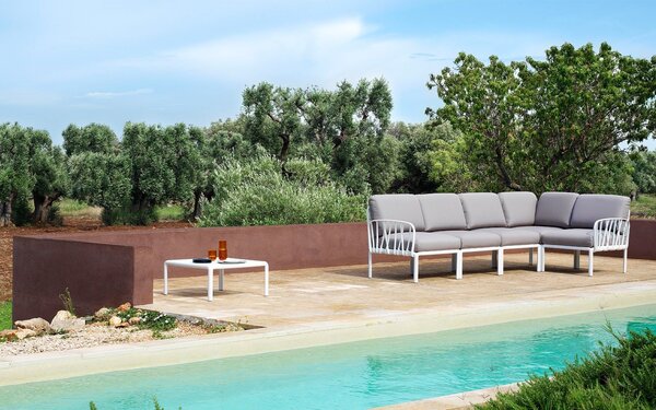 Canapea Modulara Exterior Nardi - Komodo 5 - Tortora ghiaccio Sunbrella®