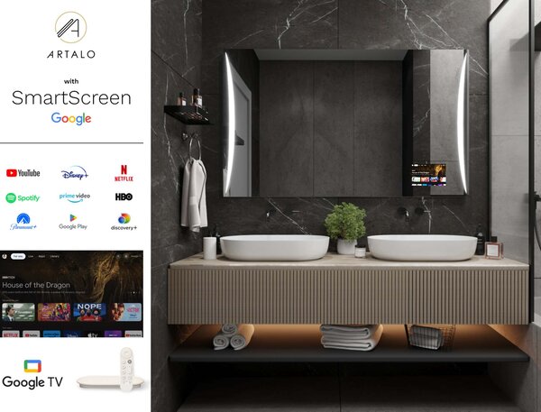 Oglindă LED cu iluminare M15 premium