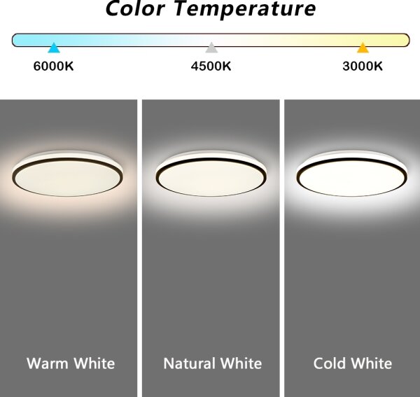Plafonieră LED dimabilă Brilagi SMART LED/36W/230V d. 45 cm Wi-Fi Tuya + telecomandă