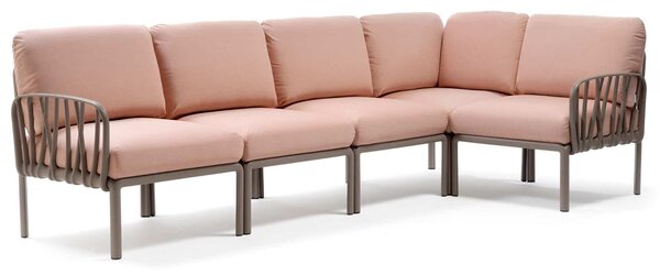 Canapea Modulara Exterior Nardi - Komodo 5 - Tortora rosa quarzo
