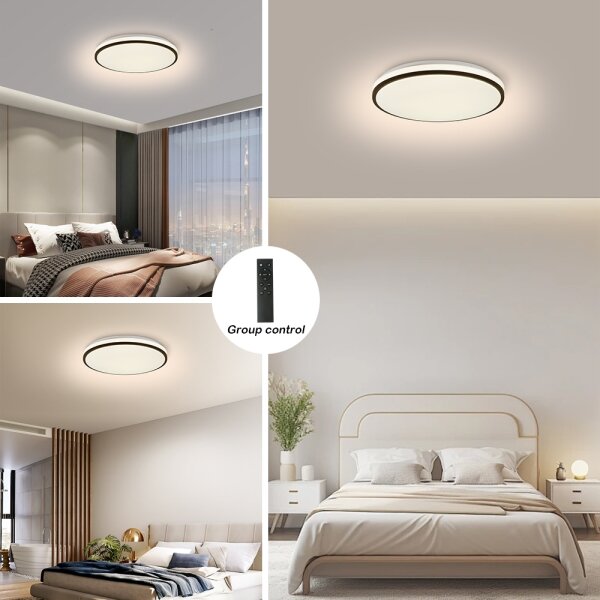Plafonieră LED dimabilă Brilagi SMART LED/28W/230V d. 35 cm Wi-Fi Tuya + telecomandă