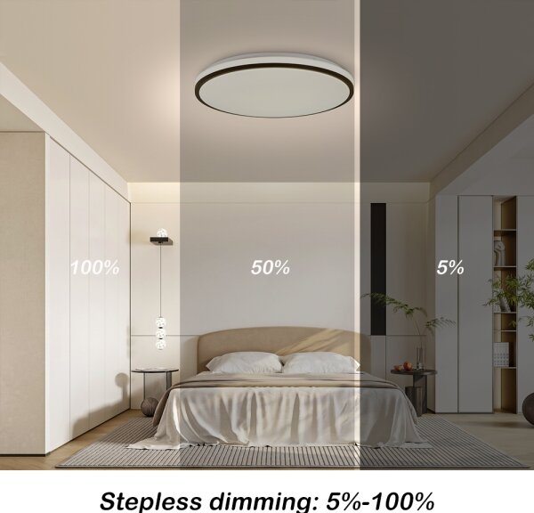 Plafonieră LED dimabilă Brilagi SMART LED/36W/230V d. 45 cm Wi-Fi Tuya + telecomandă