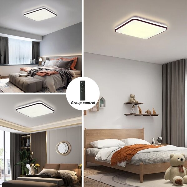 Plafonieră LED dimabilă Brilagi SMART LED/36W/230V 45x45 cm Wi-Fi Tuya + telecomandă