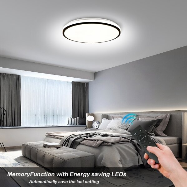 Plafonieră LED dimabilă Brilagi SMART LED/28W/230V d. 35 cm Wi-Fi Tuya + telecomandă