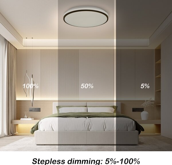 Plafonieră LED dimabilă Brilagi SMART LED/28W/230V d. 35 cm Wi-Fi Tuya + telecomandă