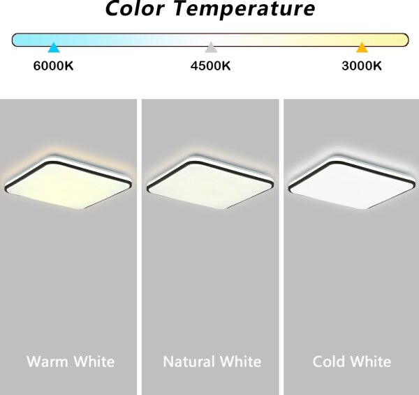 Plafonieră LED dimabilă Brilagi SMART LED/36W/230V 45x45 cm Wi-Fi Tuya + telecomandă