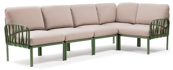 Canapea Modulara Exterior Nardi - Komodo 5 - Agave canvas Sunbrella®