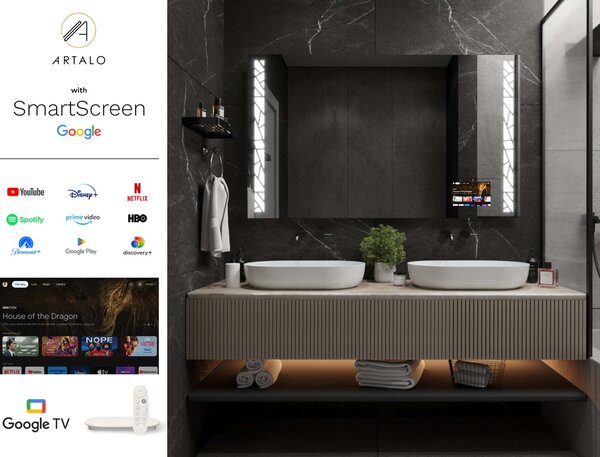 Oglindă LED cu iluminare M22 premium
