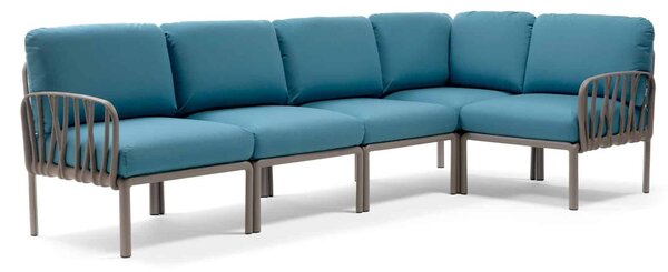 Canapea Modulara Exterior Nardi - Komodo 5 - Tortora adriatic Sunbrella®