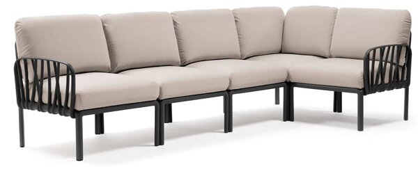 Canapea Modulara Exterior Nardi - Komodo 5 - Antracite TECH panama