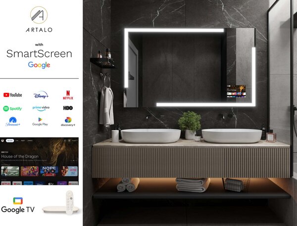 Oglindă LED cu iluminare M23 premium
