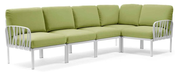 Canapea Modulara Exterior Nardi - Komodo 5 - Bianco avocado Sunbrella®