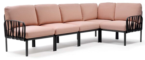Canapea Modulara Exterior Nardi - Komodo 5 - Antracite rosa quarzo