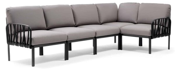 Canapea Modulara Exterior Nardi - Komodo 5 - Antracite grigio komodo