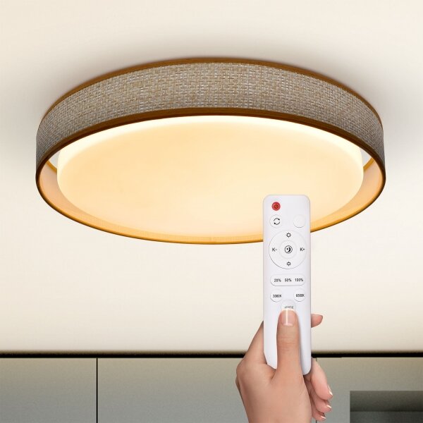 Plafonieră LED dimabilă Brilagi KIANIA LED/48W/230V 3000-6500K + telecomandă