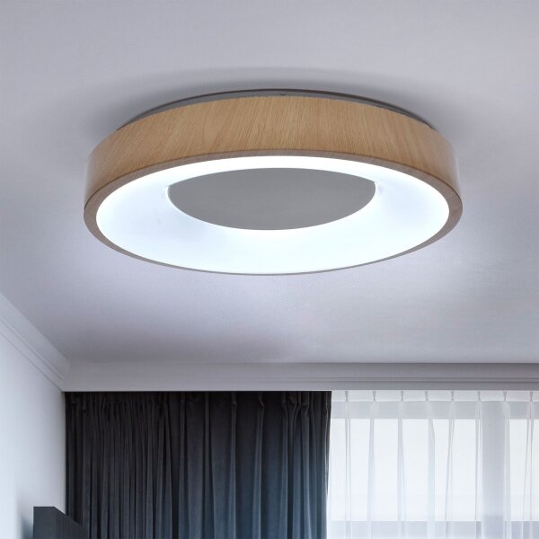 Plafonieră LED dimabilă DORIA LED/48W/230V 3000-6500K + telecomandă
