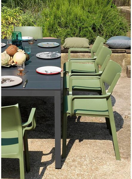 Masa Exterior Nardi - Rio Alu 210 Fix - Tortora