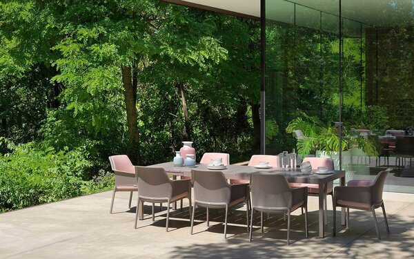 Masa Exterior Nardi - Rio 210 Extensible - Tortora
