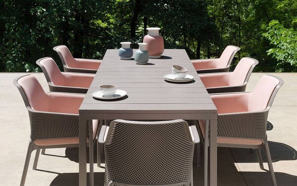 Masa Exterior Nardi - Rio 210 Extensible - Tortora
