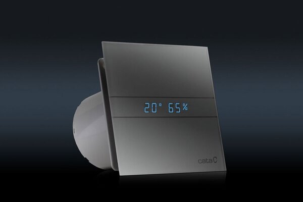 Cata E-100 ventilator cu panou decorativ negru 00900602