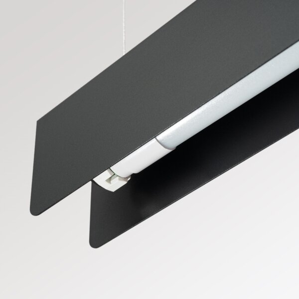 Lustră LED pe cablu Sollux SL.1395 SPARK 1xG13/8,5W/230V negru