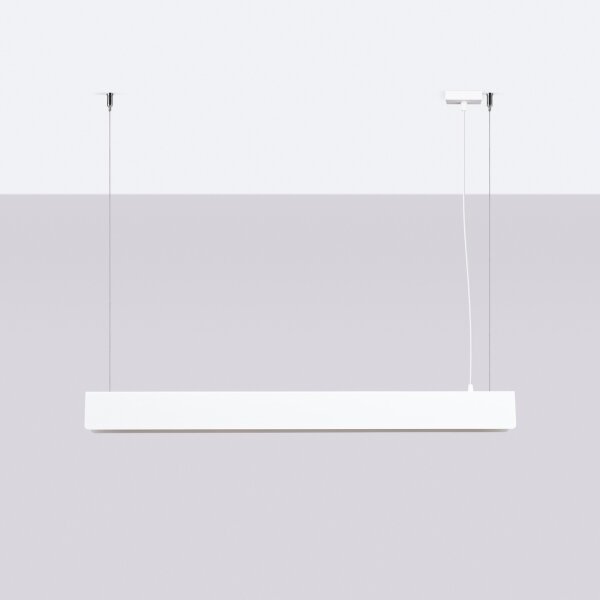 Lustră LED pe cablu Sollux SL.1394 SPARK 1xG13/8,5W/230V alb