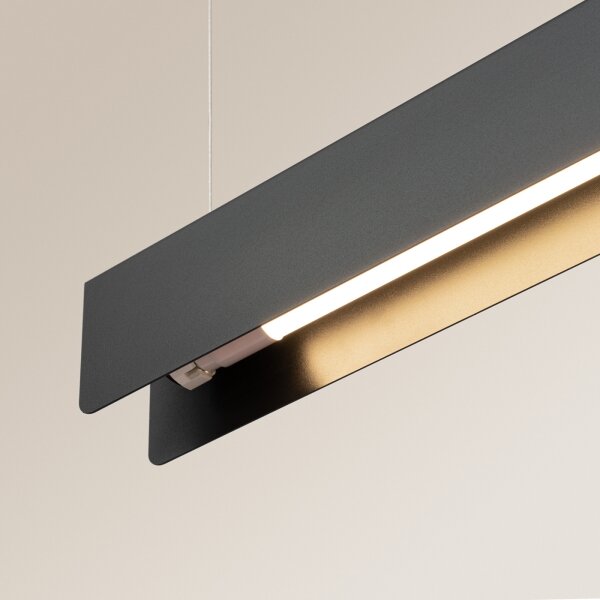 Lustră LED pe cablu Sollux SL.1395 SPARK 1xG13/8,5W/230V negru