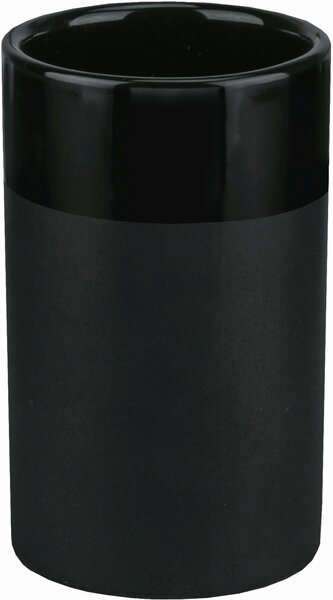 Kleine Wolke Deep pahar pentru periuta de dinti negru 8681926852