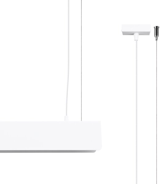 Lustră LED pe cablu Sollux SL.1394 SPARK 1xG13/8,5W/230V alb