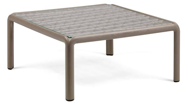 Masa Exterior Nardi - Komodo Tavolino Vetro - Tortora