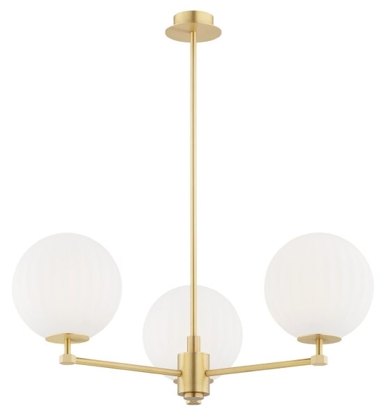 Lustră pe tijă Argon 6307 PALOMA 3xE14/7W/230V auriu/alb
