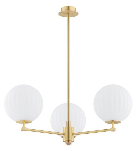 Lustră pe tijă Argon 6307 PALOMA 3xE14/7W/230V auriu/alb