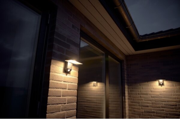 Nordlux - Lampă solară LED de perete cu senzor RICA LED/5W/3,7V IP44
