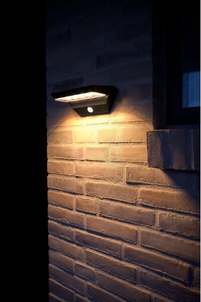 Nordlux - Aplica solară LED cu senzor AGENA LED/5W/3,7V IP44
