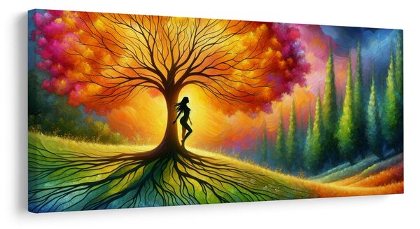 Tablou dansul luminii în jurul arborelui vieții