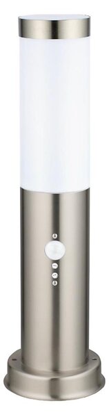 Brilagi - Lampă de exterior cu senzor NOVA 1xE27/15W/230V 40 cm IP44 crom mat