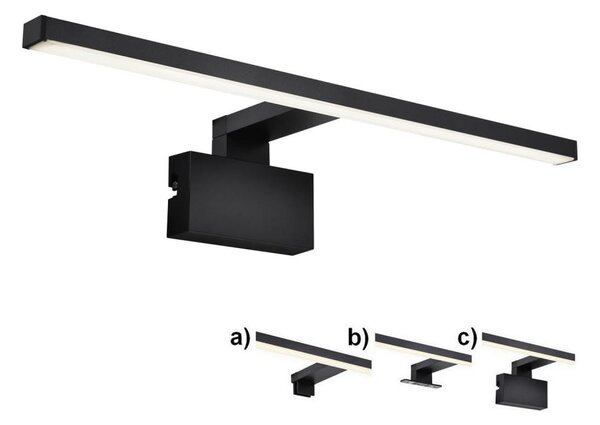 Nordlux - Iluminat LED pentru oglindă baie MARLEE LED/8,9W/230V IP44 50 cm negru