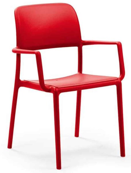 Scaun Exterior Nardi - Riva - Rosso