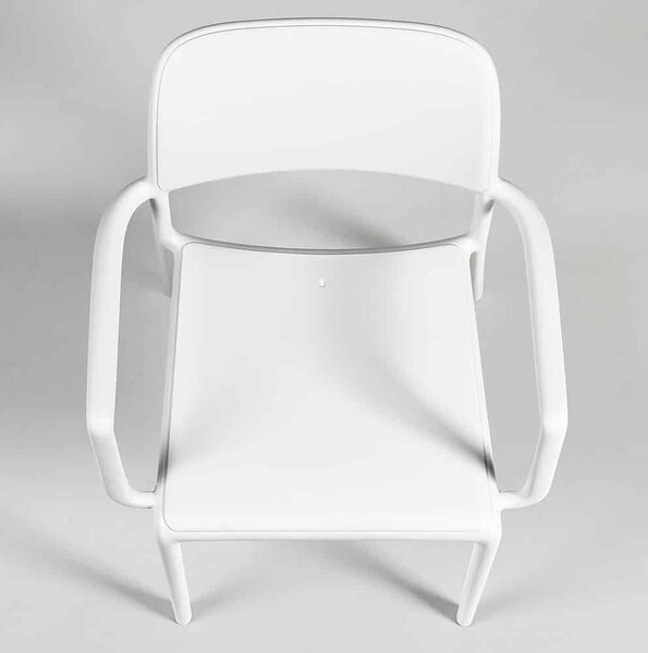 Scaun Exterior Nardi - Riva - Bianco