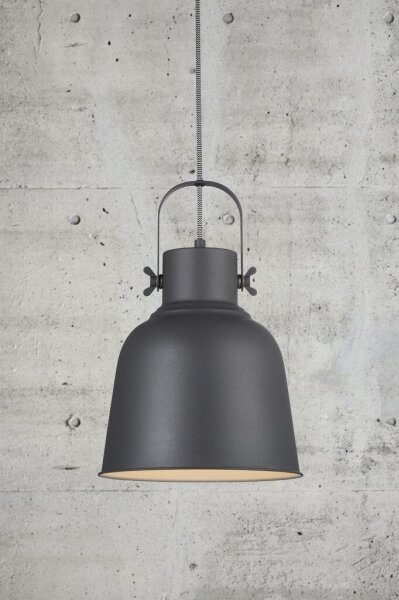 Lustră pe cablu Nordlux ADRIAN 1xE27/40W/230V d. 25 cm antracit