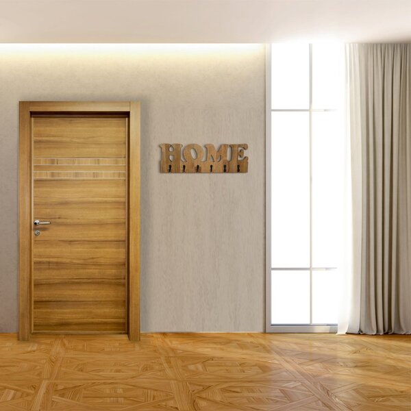 Suport de perete din stejar masiv HOME - 50 x 16,5 cm