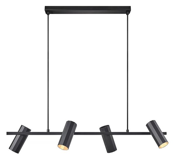 Lustră pe cablu Nordlux ALANIS 4xGU10/15W/230V negru