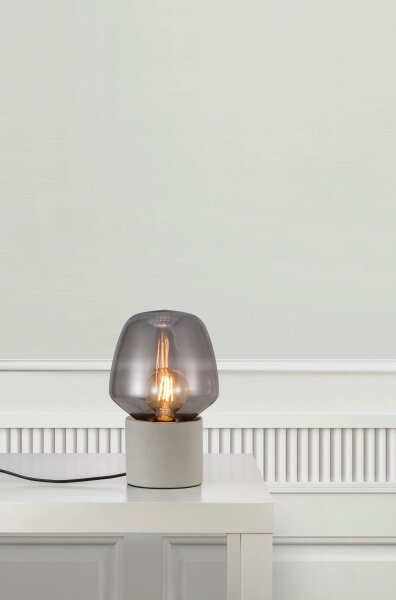 Lampă de masă Nordlux CHRISTINA 1xE27/25W/230V beton/negru