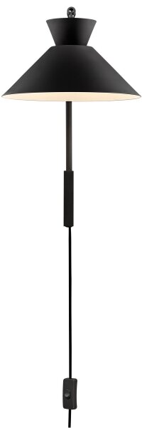 Lampă de perete Nordlux DIAL 1xE27/40W/230V negru